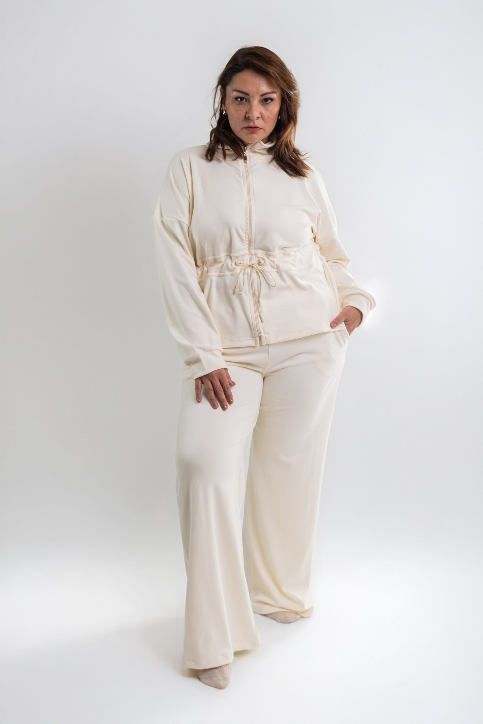 Set Pants Confort CURVY Beige