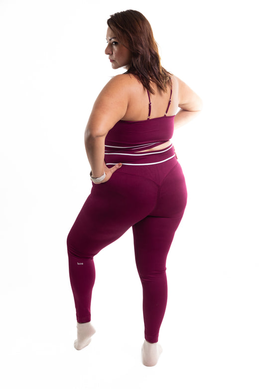 Set Compresivo Butt Control CURVY Vino