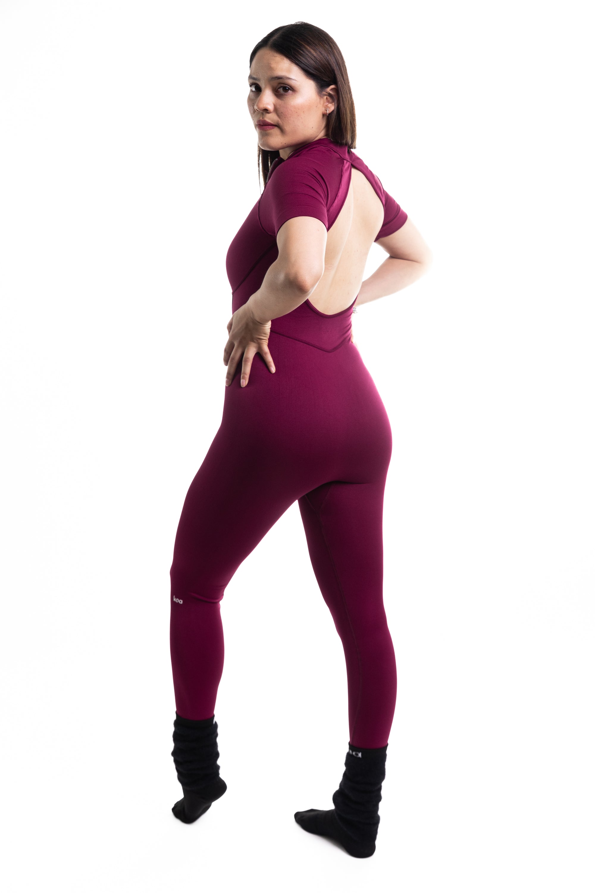 Jumpsuit Compresivo Vino