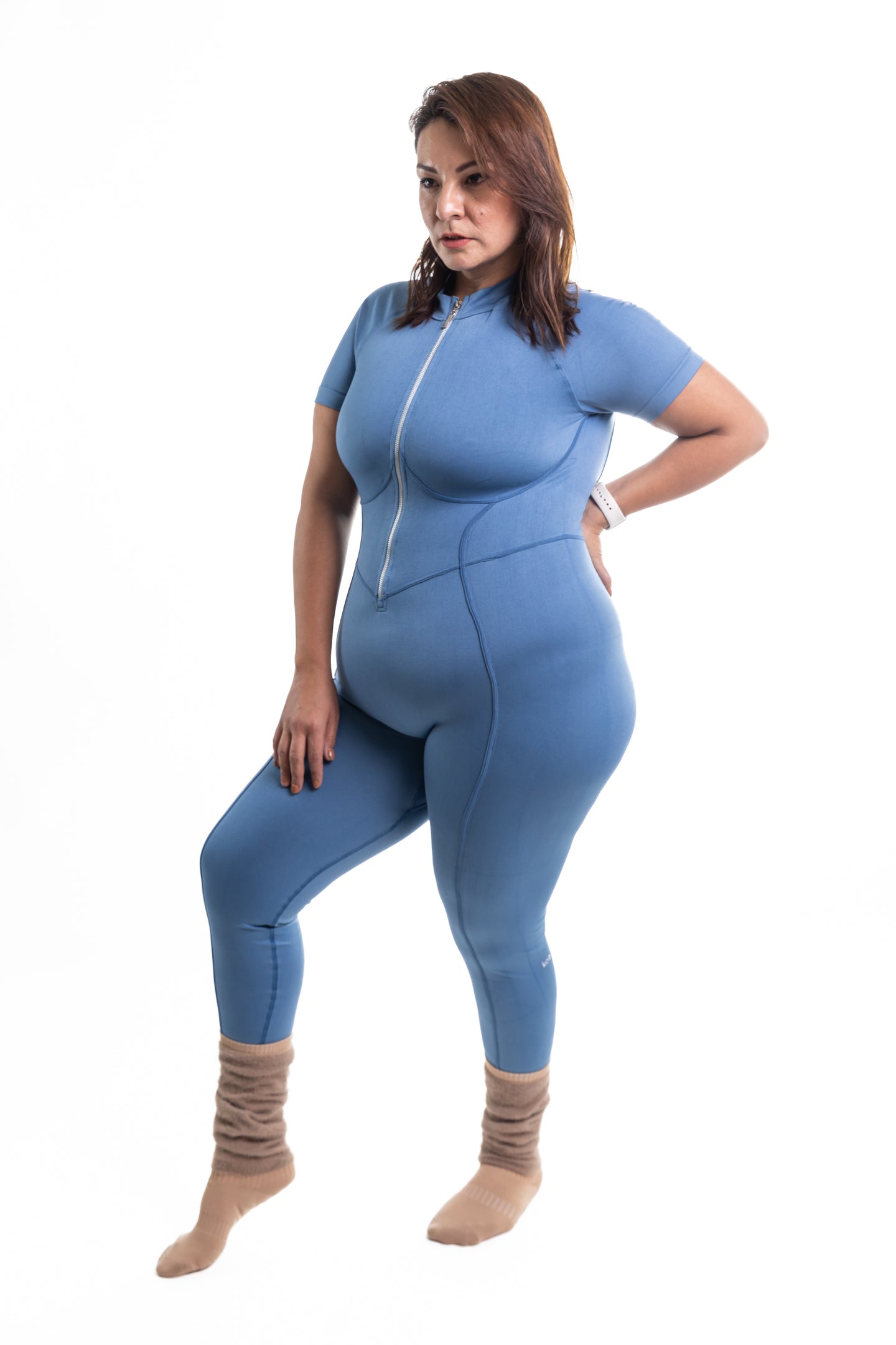 Jumpsuit Compresivo CURVY Azul