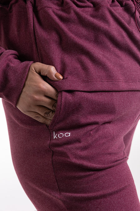 Set Pants Confort CURVY Vino
