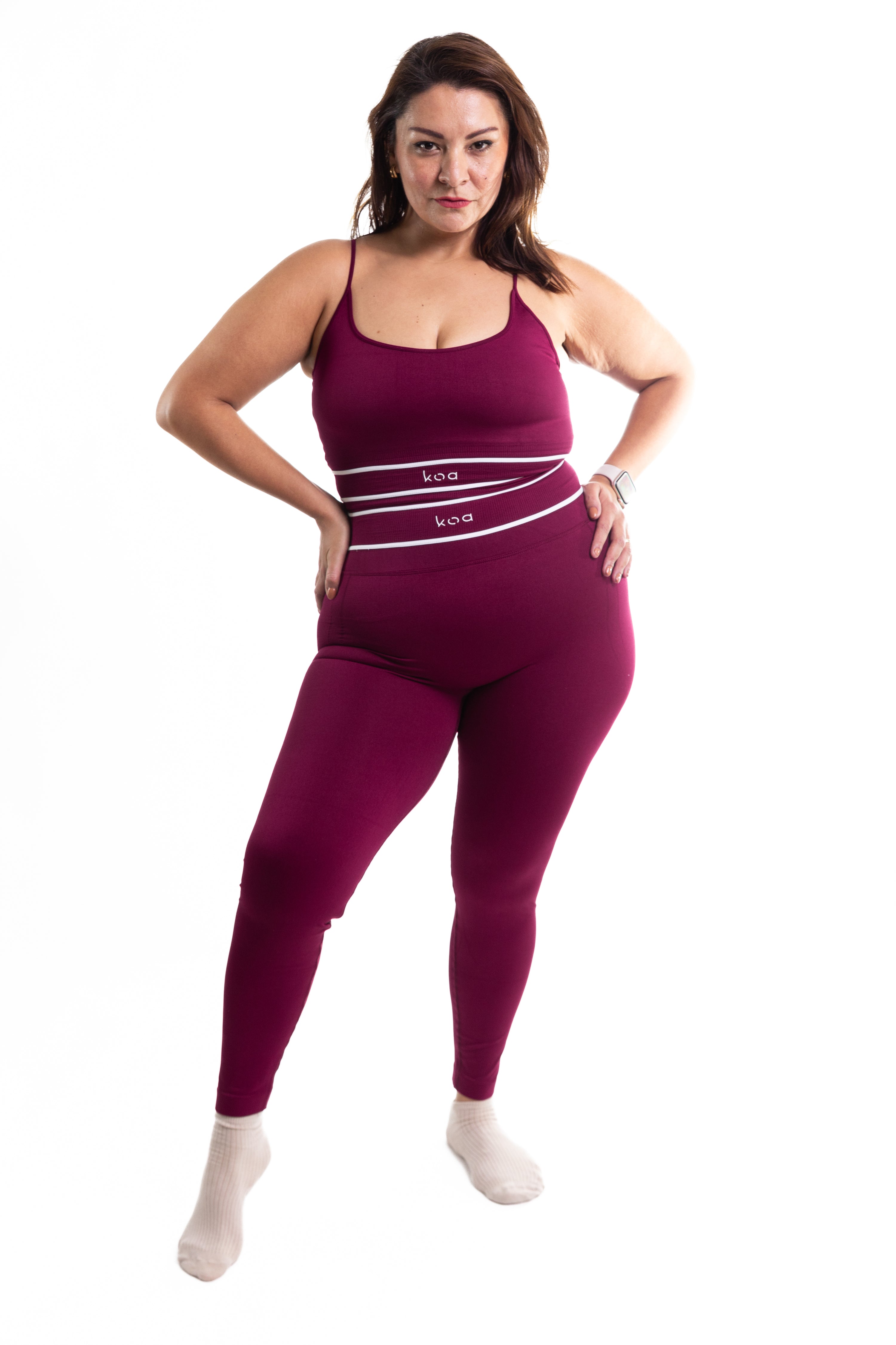 Set Compresivo Butt Control CURVY Vino
