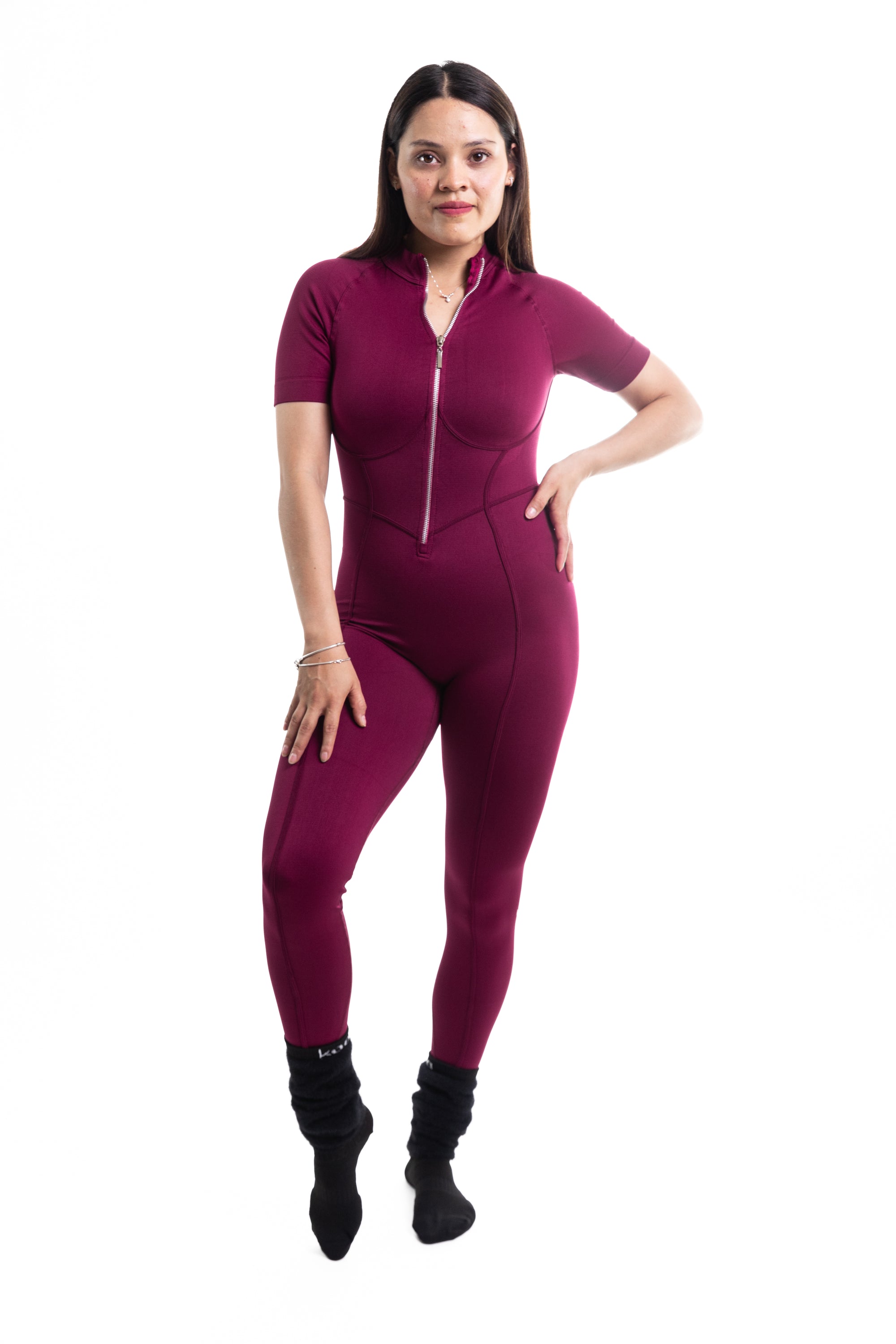Jumpsuit Compresivo Vino