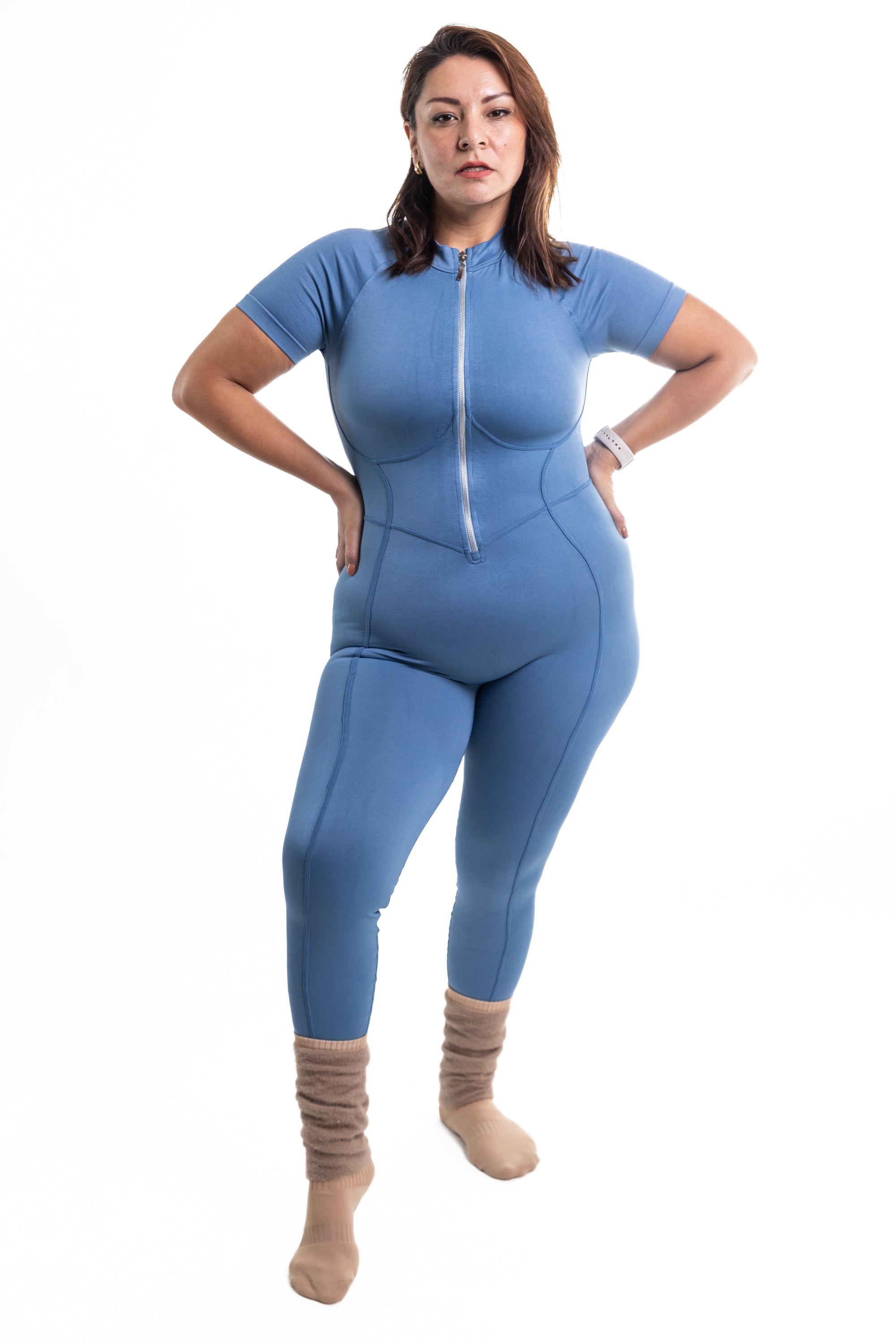 Jumpsuit Compresivo CURVY Azul