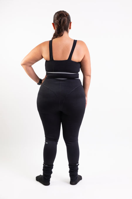 Set Compresivo V Panel CURVY Negro