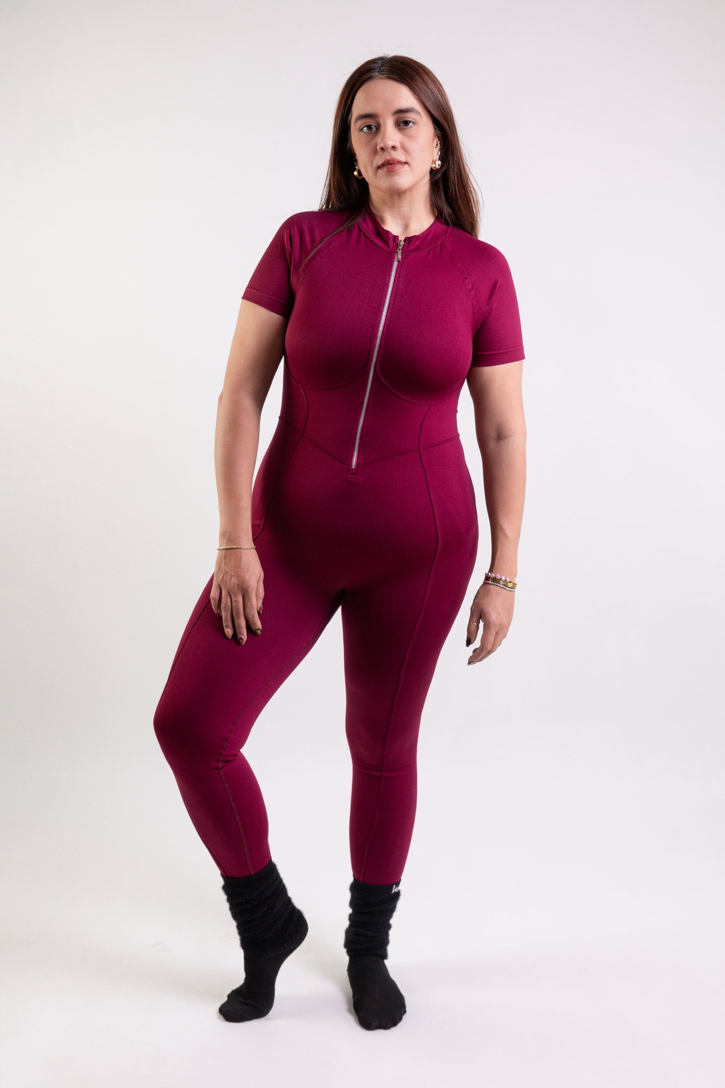 Jumpsuit Compresivo CURVY Vino