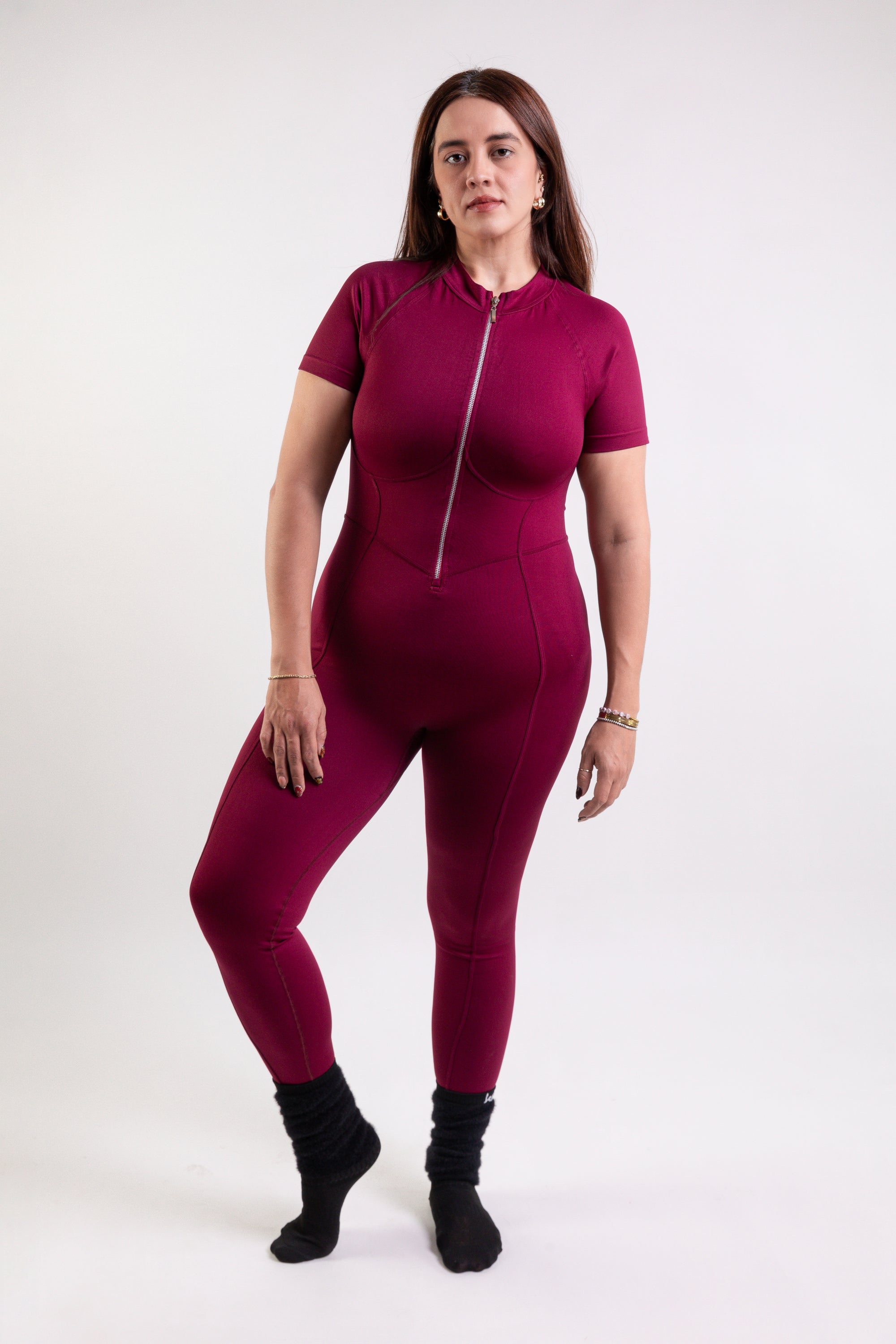 Jumpsuit Compresivo CURVY Vino