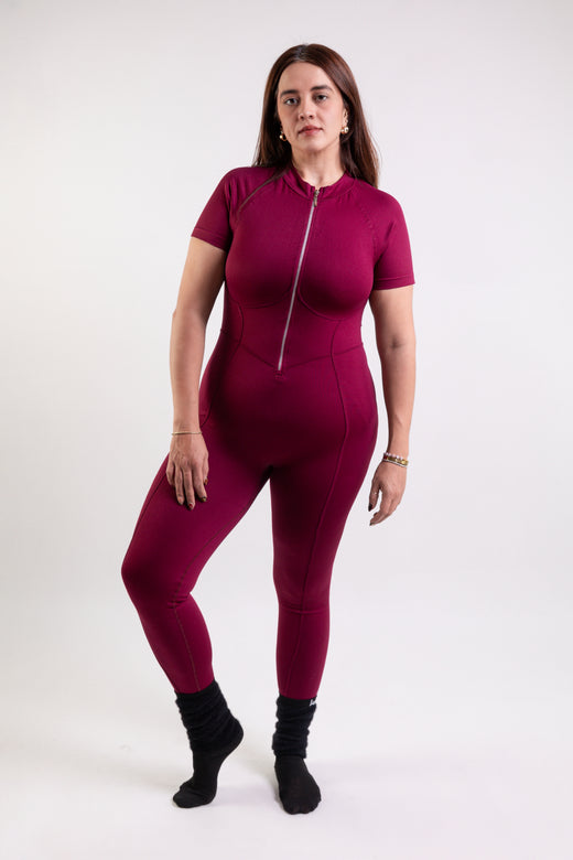 Jumpsuit Compresivo CURVY Vino