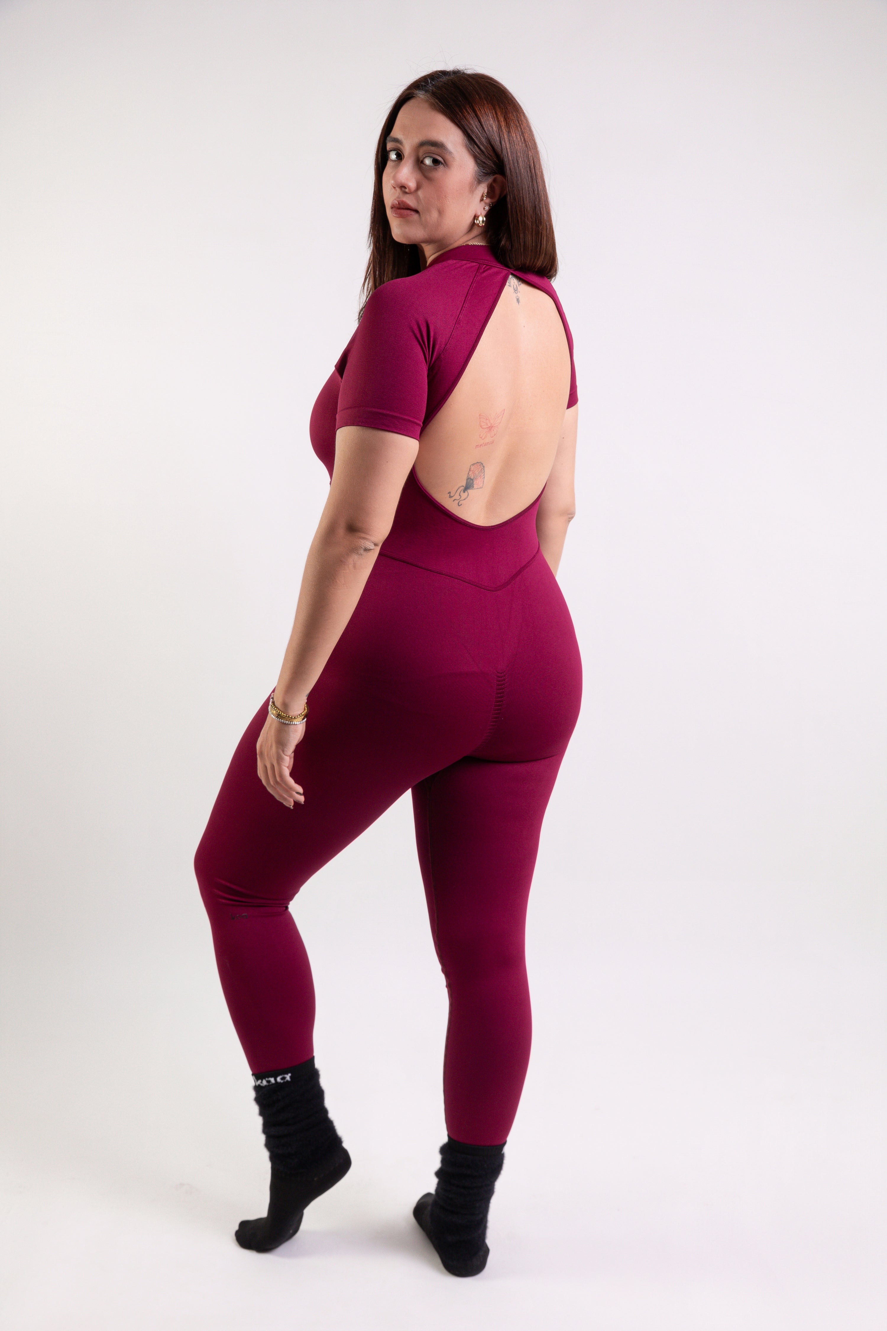 Jumpsuit Compresivo CURVY Vino